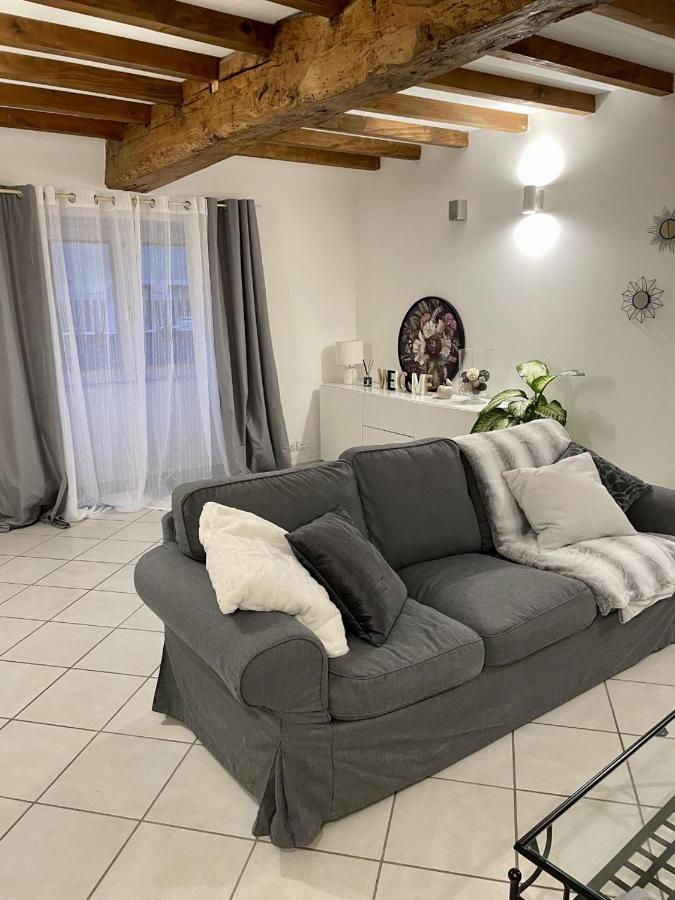 Les Glycines Villa Hieres-Sur-Amby Exteriör bild
