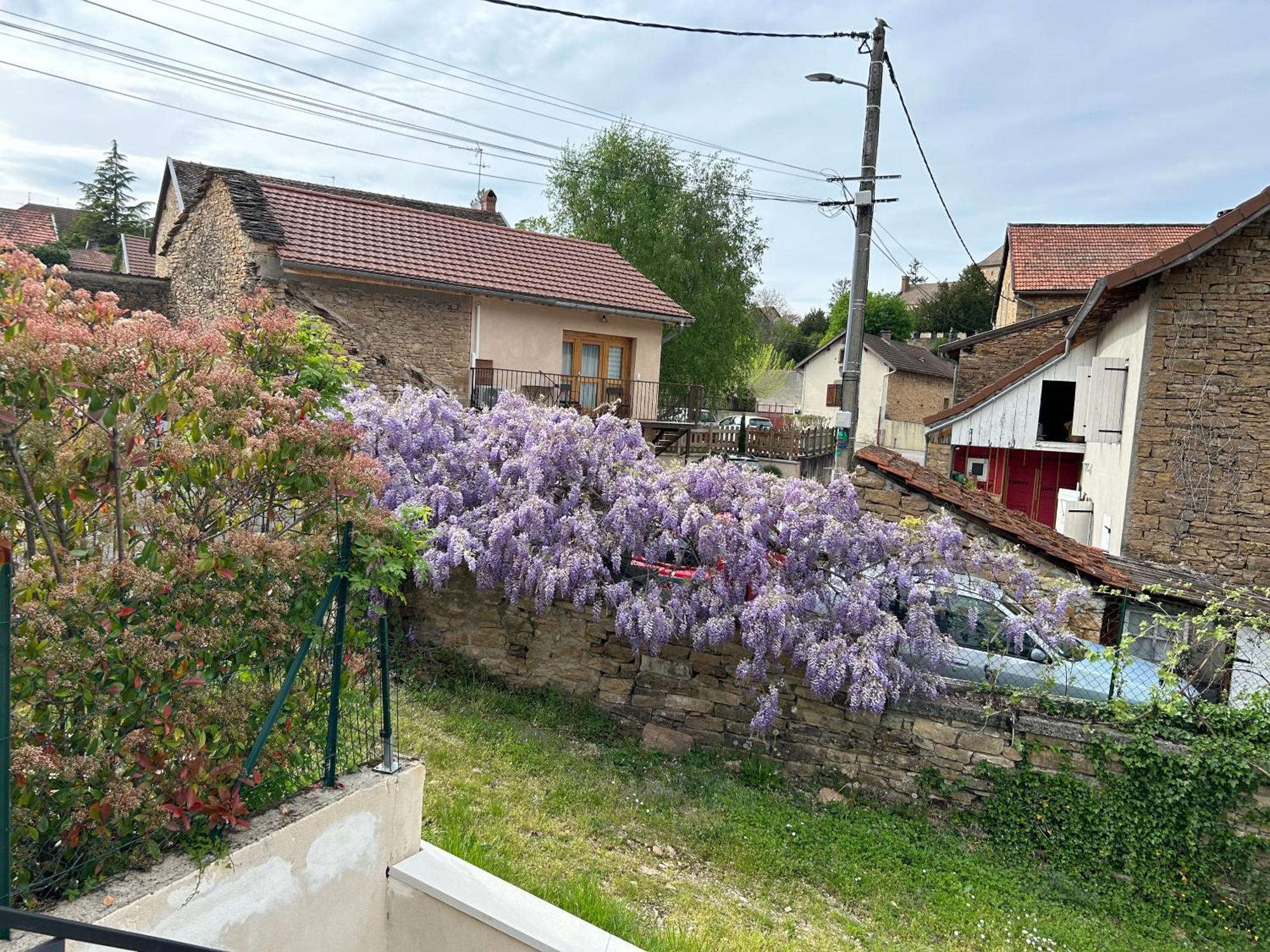 Les Glycines Villa Hieres-Sur-Amby Exteriör bild