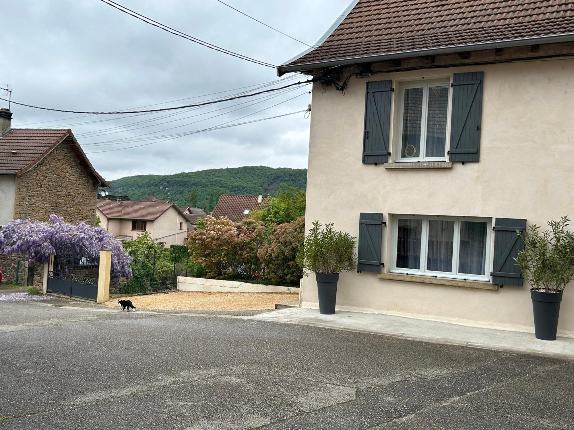 Les Glycines Villa Hieres-Sur-Amby Exteriör bild